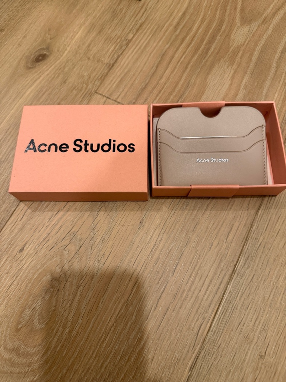 Acne Studios Beige/Tan Cardholder Wallet - Picture 2 of 4